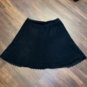 Grace elements black fit and flare line skirt L prison visitation